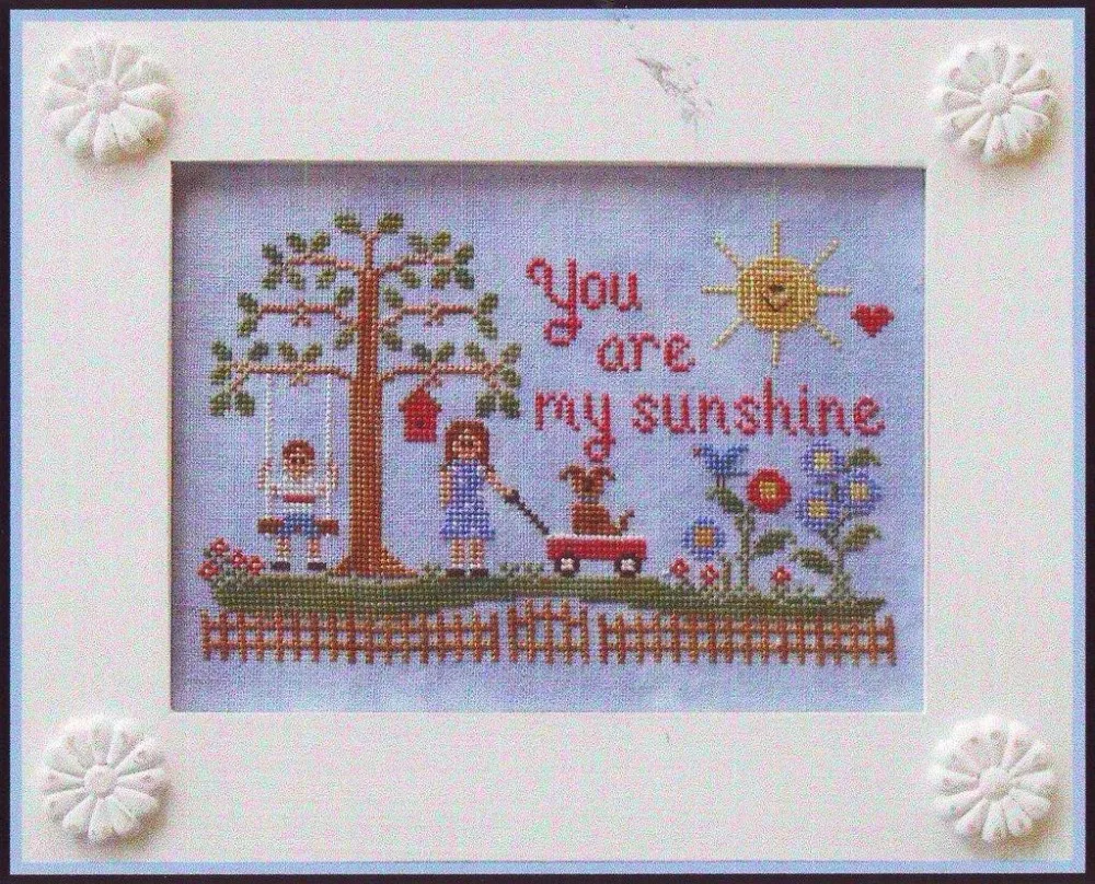 Высококачественный красивый и милый комплект для вышивки крестиком You Are My Sunshine