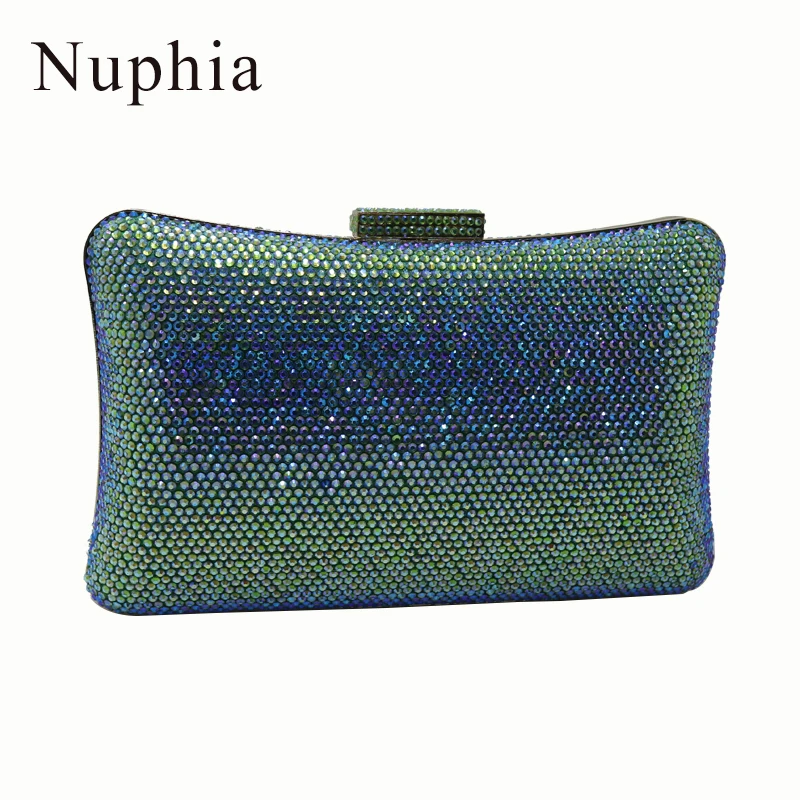 Nuphia 2018 вечерние клатчи большого размера с кристаллами для вечеринки вечернего