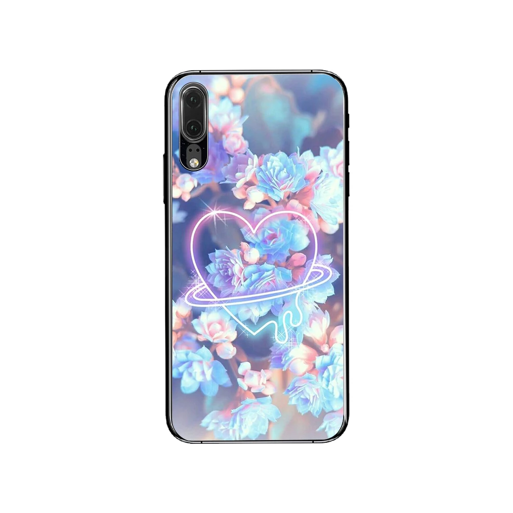ELETEIL Flower Feathers Printed Phone Case For Huawei P10 Lite P20 P20Lite Plus Pro Shockproof Silicone Back Cover E30 |