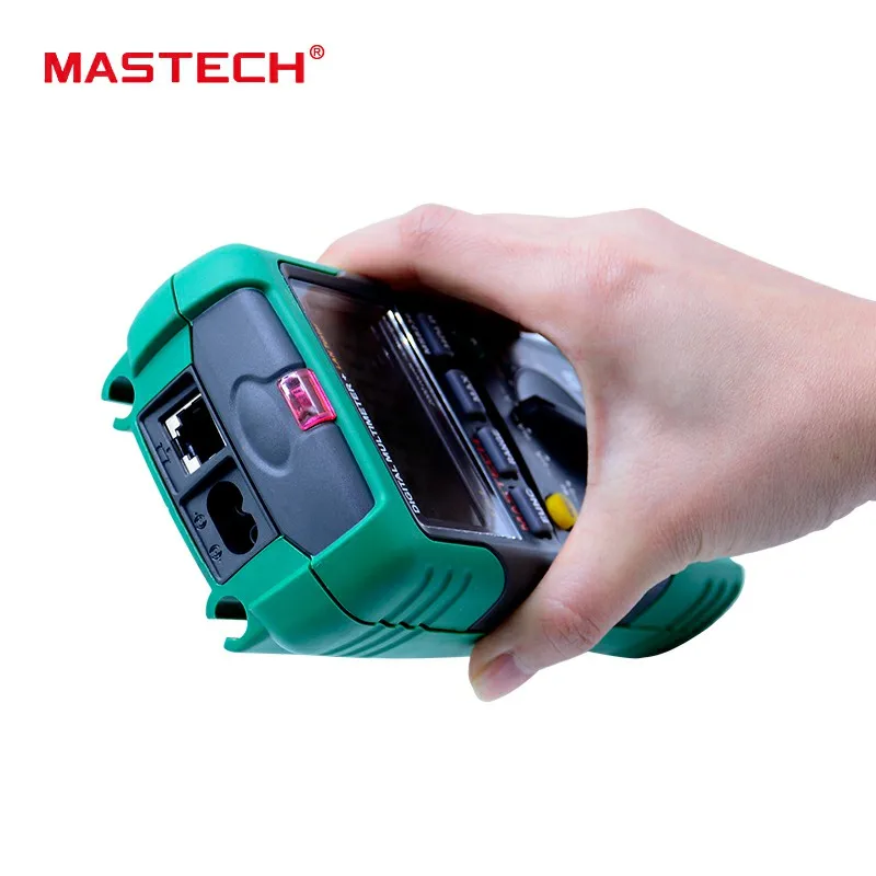 

MASTECH MS8236 Auto Range Digital Multimeter LAN Tester Net Cable Tracker Tone Telephone line Check Non-contact Voltage Detect