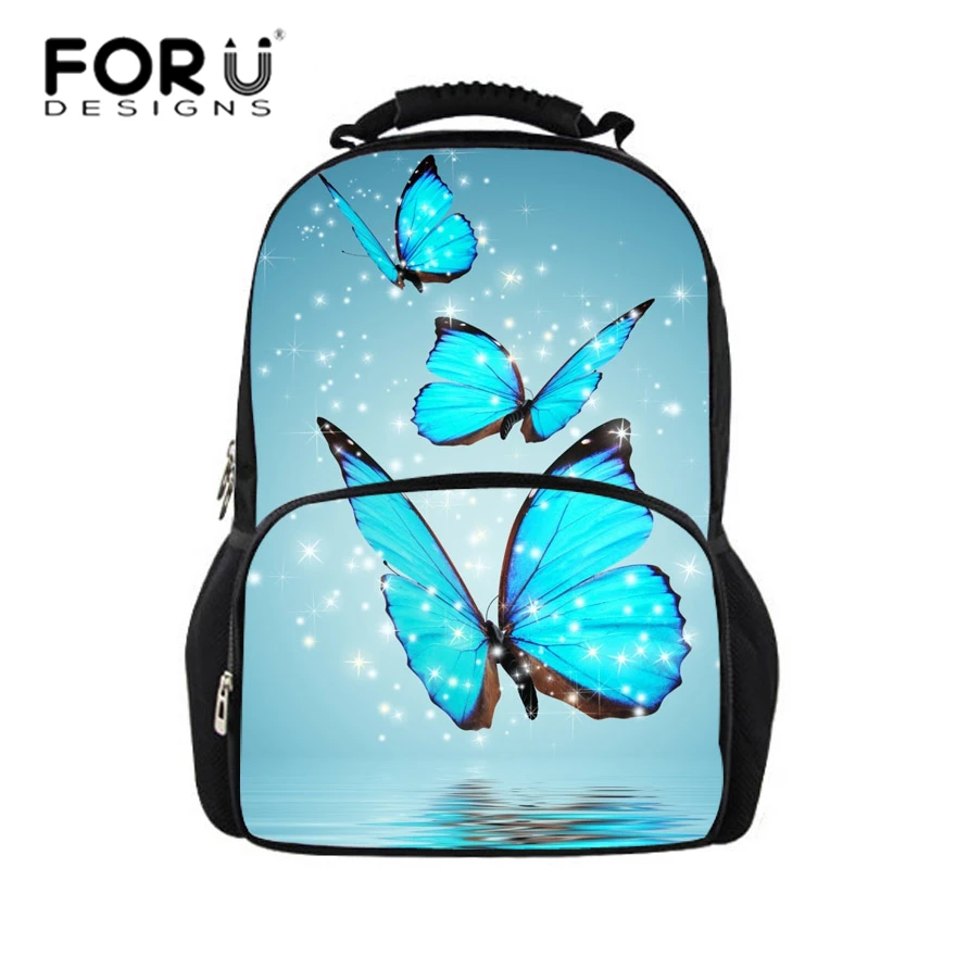 

FORUDESIGNS Butterfly Women Backpacks Fashion School Bags for Teenager Girls Daypack Female Casual Laptop Backpack Teenagers New