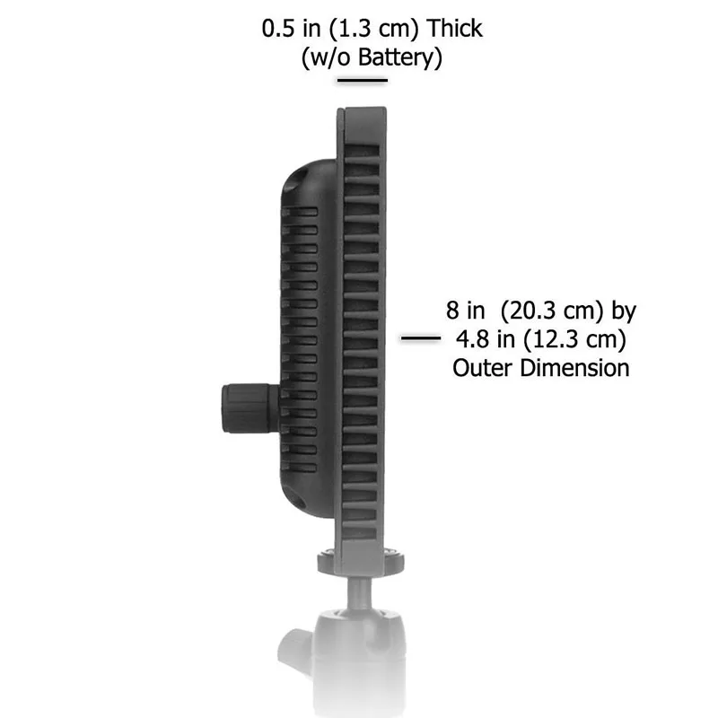 C 208A Профессиональный FlapJack 5x8 &quotУльтра тонкий светодиодный краевой свет CRI 93 5600K