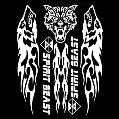 SPIRIT BEAST Светоотражающая 3D наклейка для мотоцикла накладка на топливный, масляный бак Наклейка защитная крышка черного и серебристого цвета универсальная для мотоцикла и т. д - Цвет: 1