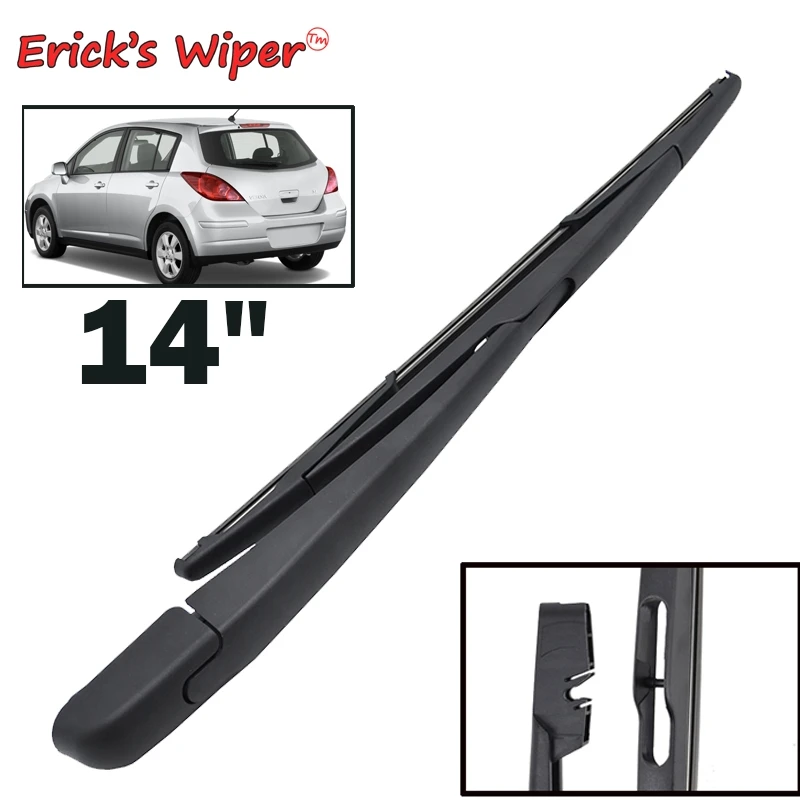 Набор стеклоочистителей Erick's 14 &quotзаднего стеклоочистителя и рычага для Nissan Versa