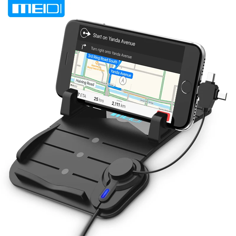 Автомобильное зарядное устройство MEIDI с USB разъемом 5 В 2 1 А для Samsung и Android|holder