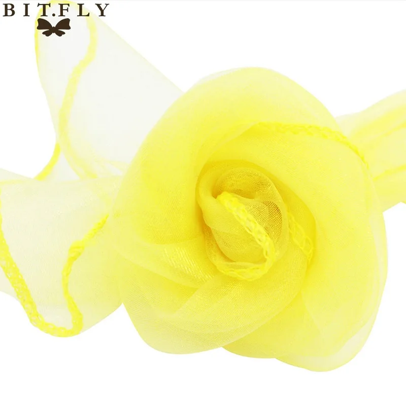 yellow 25 шт. мятно-зеленый Свадебный Чехол для стула из органзы с поясом, вечерние банкетные украшения, бант, мятно-зеленый цвет - Цвет: yellow