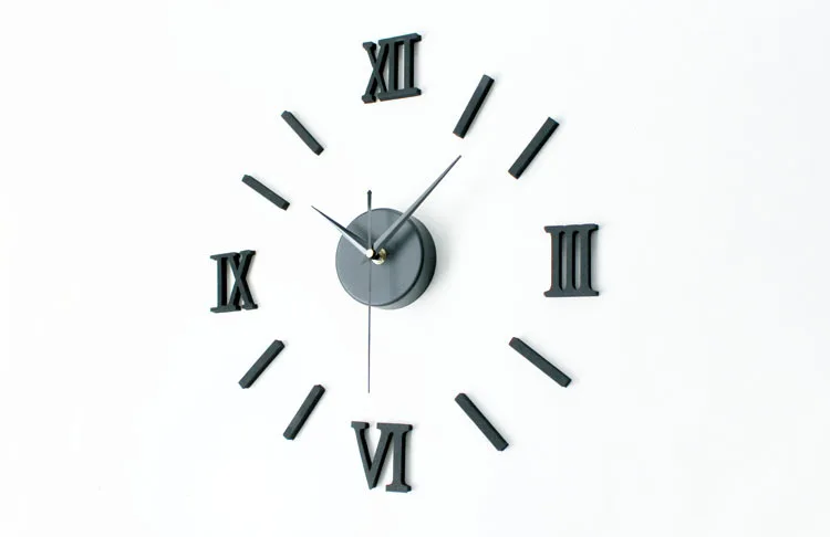 Новое поступление дизайнерские настенные часы с римскими цифрами и наклейками EVA