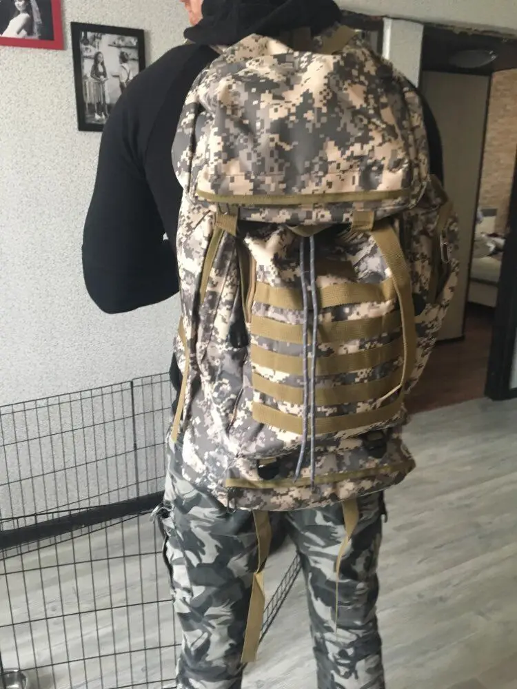 Военная тактика Рюкзак Molle армейский водонепроницаемый 70L Большой Вместительный мужской рюкзак для походов мужские дорожные рюкзаки рюкзак