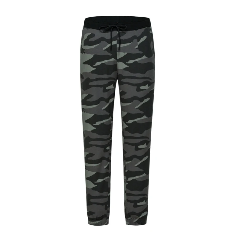 black SEMIR повседневные мужские штаны летние новые мужские штаны трендовые камуфляжные спортивные штаны эластичные штаны - Цвет: black