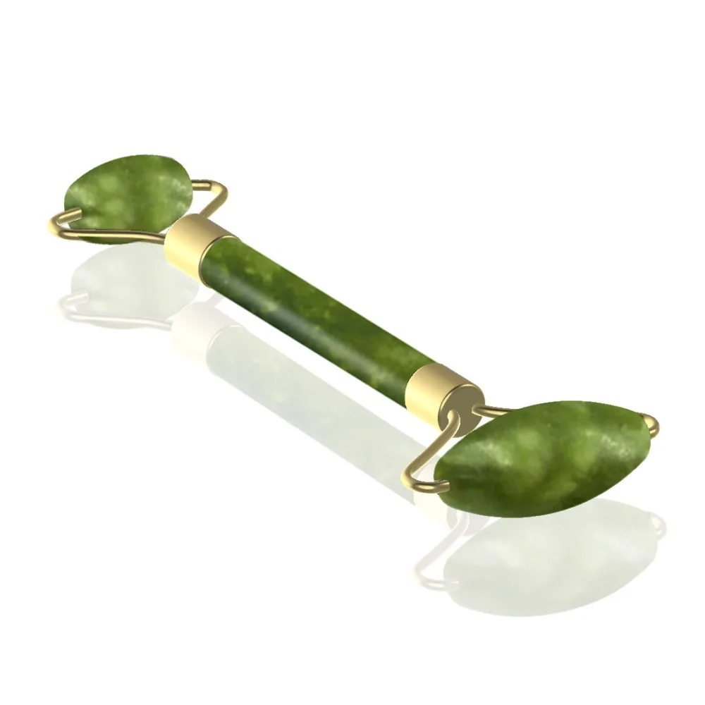 RUITONG Jade роликовый массаж лица розового кварца глаз роликовый массаж Аметист ролик натуральный нефрит массаж лица инструмент дропшиппинг