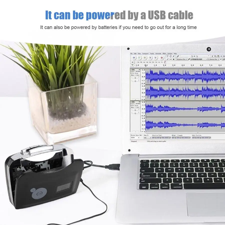 Новый USB преобразователь сигнала кассеты в MP3 музыкальный