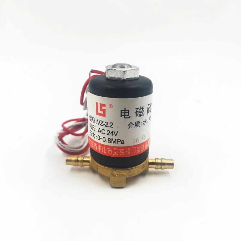 Высокое качество DC 24V стоматологический электромагнитный клапан AC12V