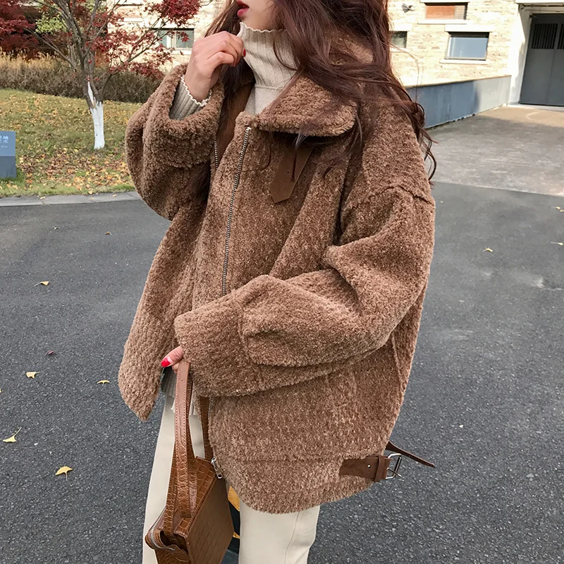 Плотное теплое пальто для женщин 2020 новое зимнее из искусственного меха