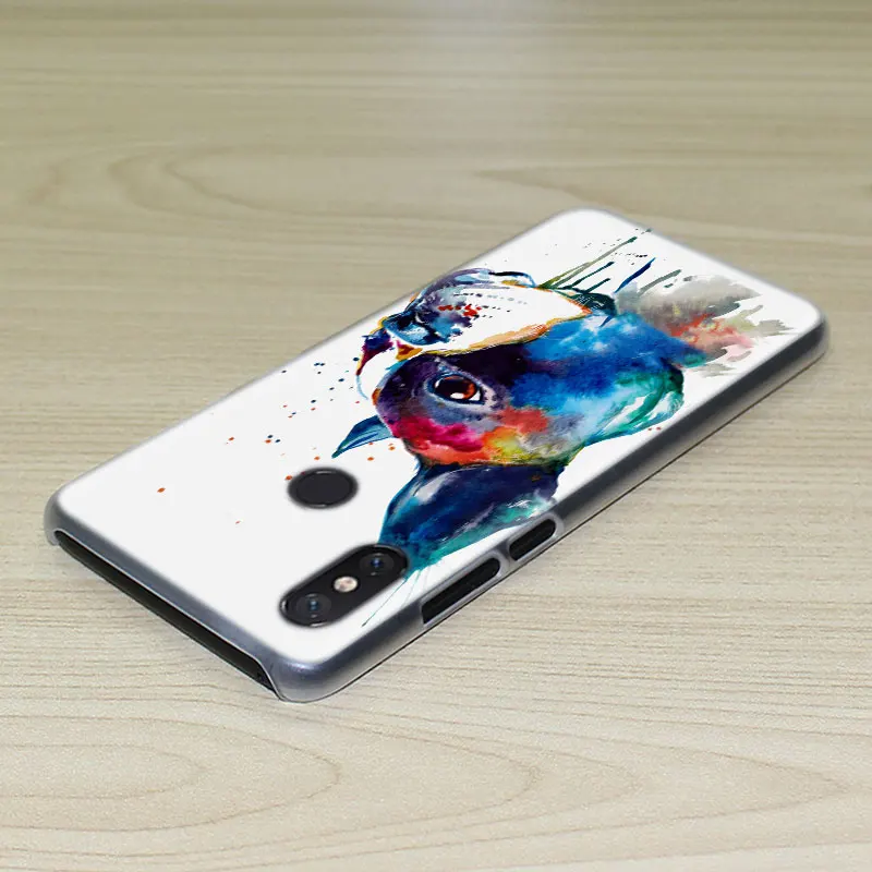 Причудливые цветные Французский бульдог чехол для телефона для Xiaomi mi 9 Honor 8 Lite A1 A2 Lite Red mi 5 5A 6A Примечание 6 7 S2 жесткий поликарбонатный чехол для телефона Cove