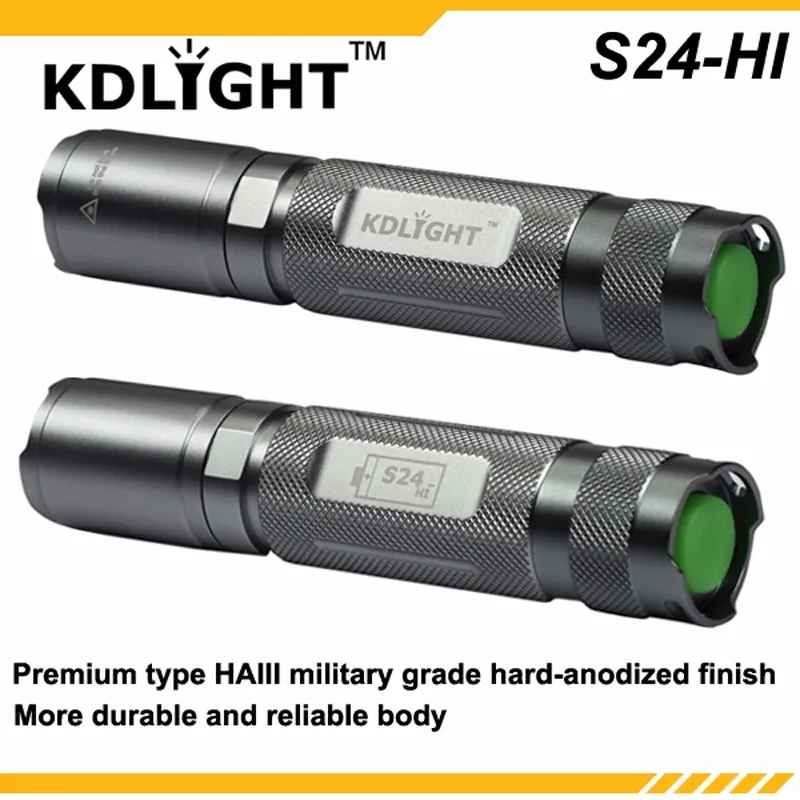kdlitker S24-HI Cree XP-L HI V3 белый 6500 K/нейтральный белый 4500 к/теплый белый 3000 К 1100 люмен 3-режимный светодиодный фонарик
