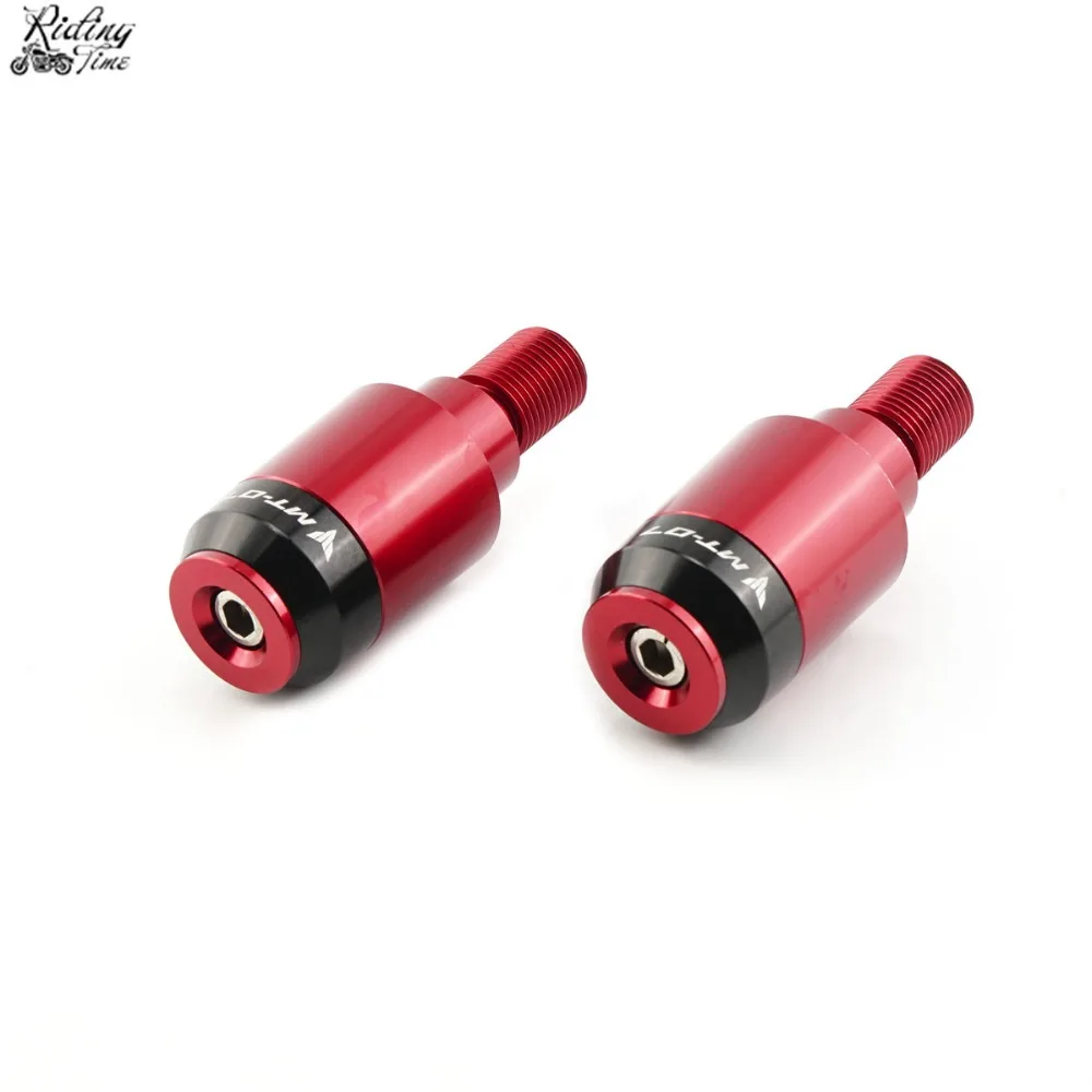 Motorcycle Handlebar Caps Grips Ends For Yamaha MT07 MT 07 FZ07 FZ 07 Handle Bar Ends Cap Grip End