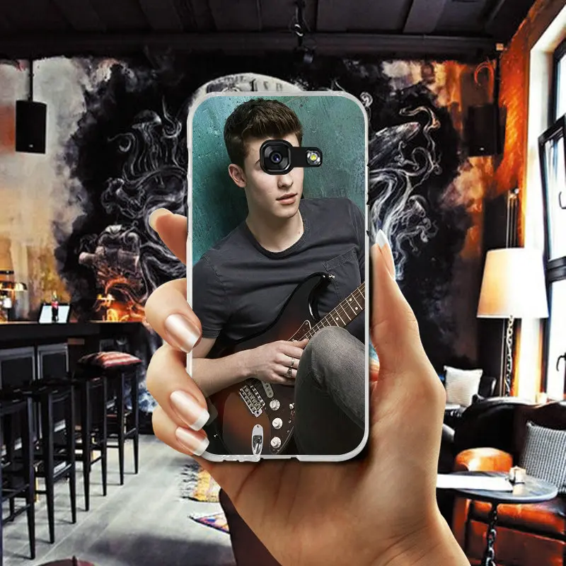 Soft Silicone Mobile Phone Cases For Samsung Galaxy A3 A5 A7 J1 J2 J3 J4 J5 J6 J7 2016 2017 2018 Bags Pop Singer Shawn Mendes |