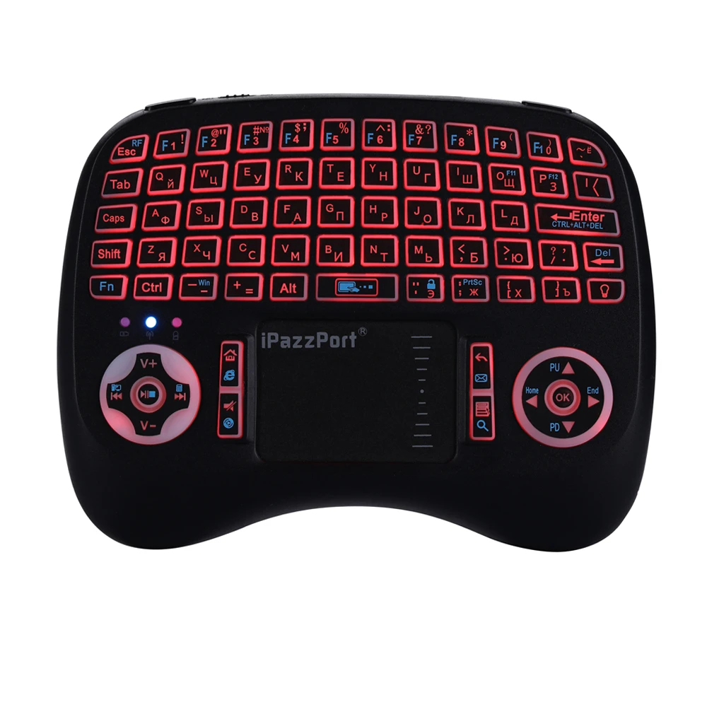 2017 Подсветка Беспроводная Клавиатура и Мышь для Android TV Box/Raspberry Pi 3/smart TV/HTPC/Року box/Pro