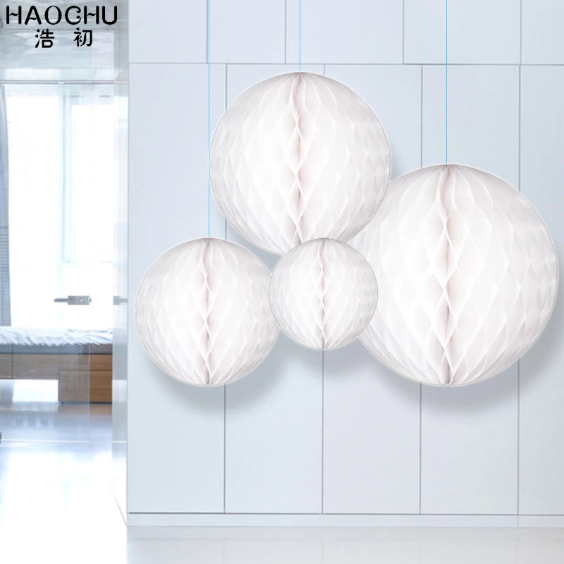 HAOCHU 4 шт./лот сотовые шары украшения для вечеринки сделанные своими руками
