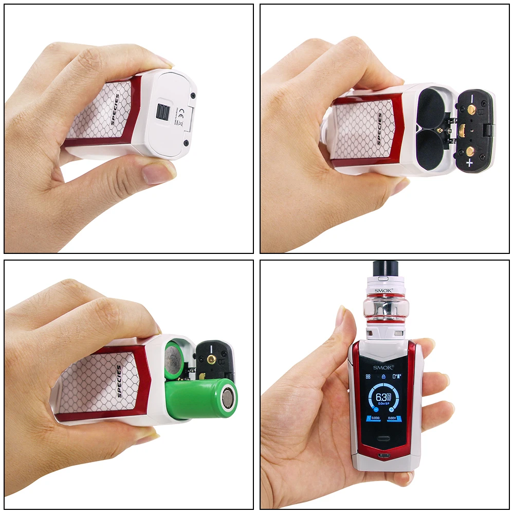 SMOK SPECIES Kit 230w вид мод 5 мл TFV8 Baby V2 бак A1 A2 катушка электронная сигарета комплект VS E