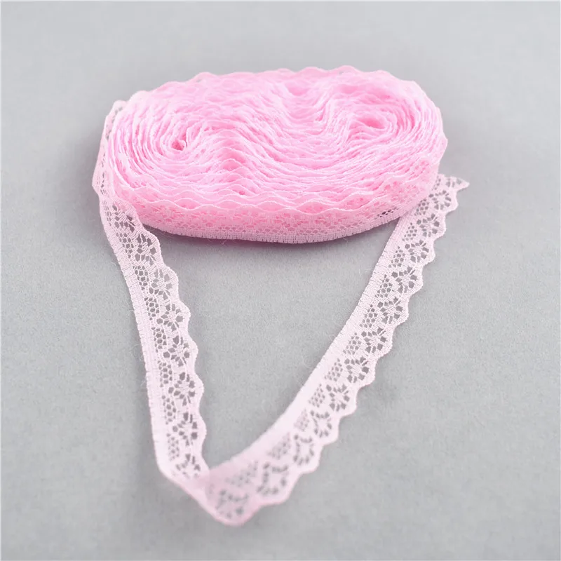 Light Pink Новинка! Африканская кружевная ткань 1,4 см, самодельные Украшения/аксессуары/цветочные аксессуары, свадьба/одежда/кружевная лента подарочная упаковка и т. Д - Цвет: Light Pink