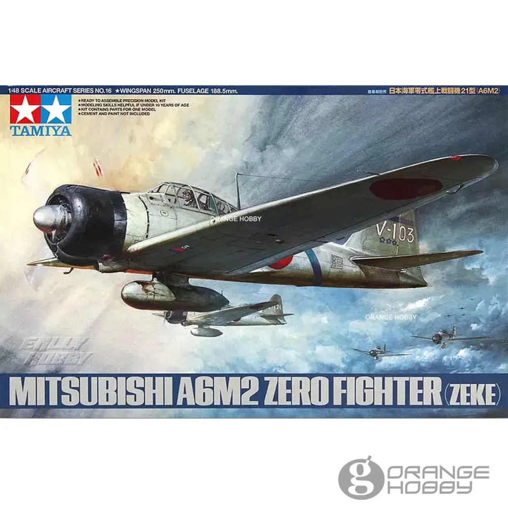 OHS tiiya 61016 1/48 A6M2 истребитель Зеро Zeke в сборе модель ВВС строительные комплекты G|model