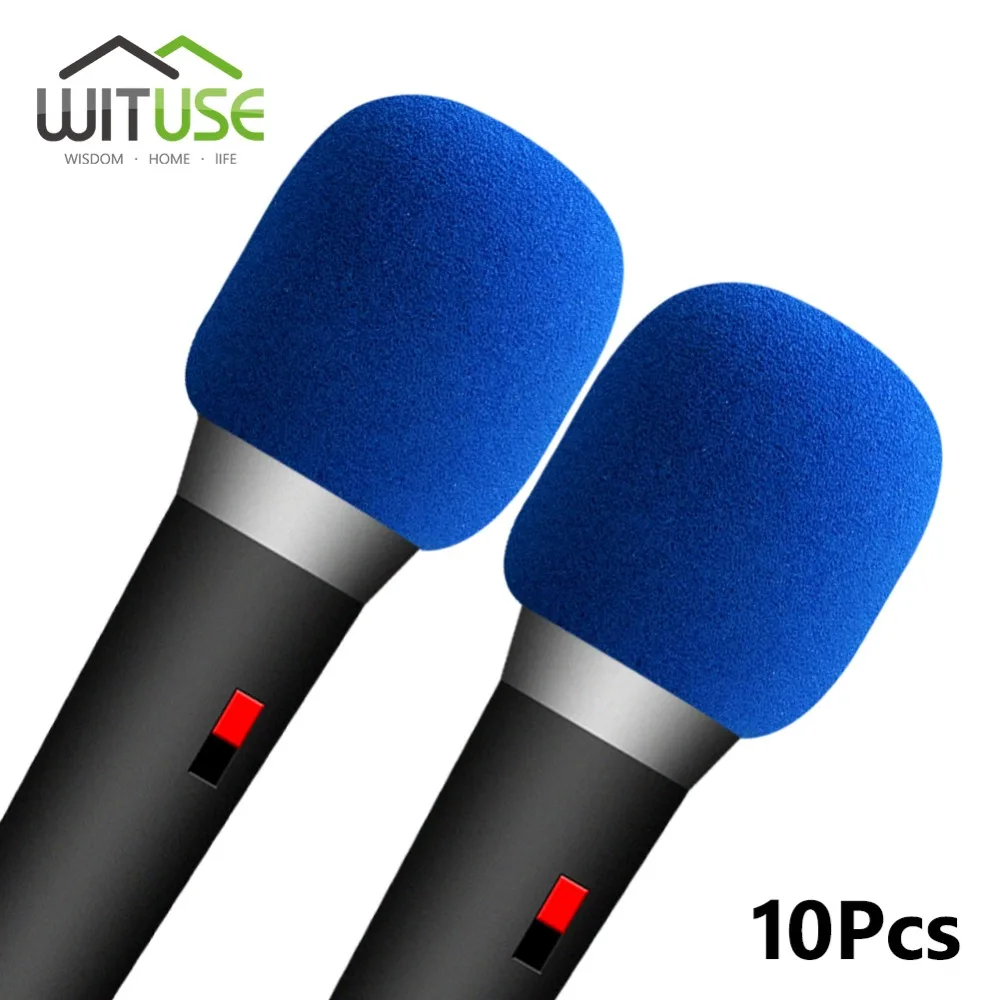 

YCDC 10x Handheld Stage Multi Colors Foam Windscreen For Microphones Karaoke DJ Sale Foam Cover For Vintahge mikrofon Microphone