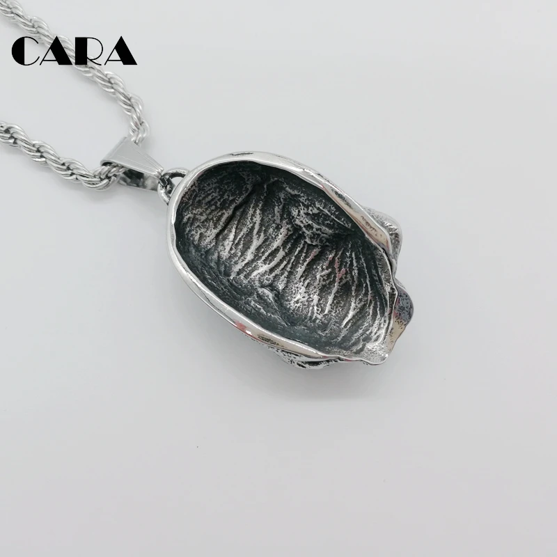 Мужская подвеска CARA винтажная серебряная модная gothetic apes ювелирное изделие