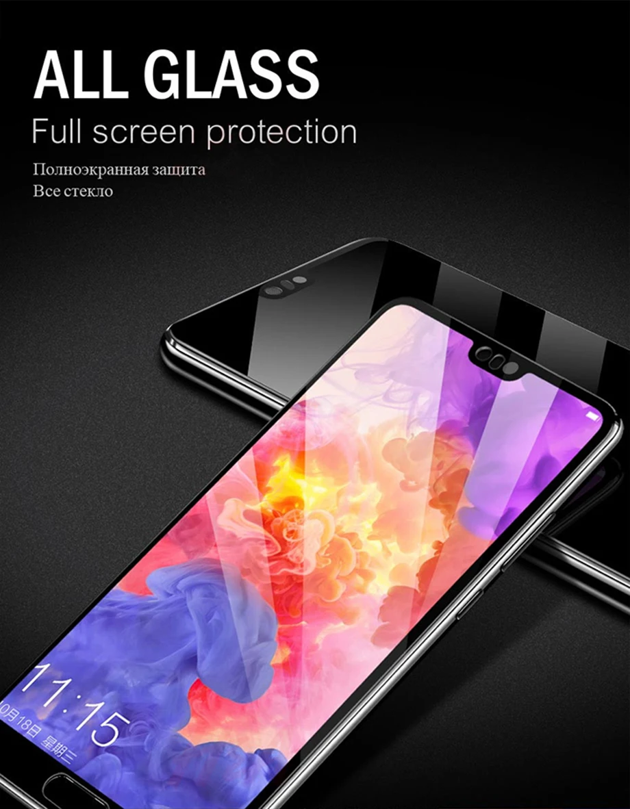 15D закаленное защитное стекло для экрана для huawei P20 P10 Lite P20 Plus Pro Полное Защитное стекло для huawei mate 10 9 8 Lite Pro пленка