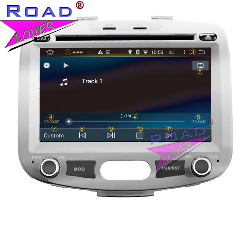 Roadlover Android 8.0 Car DVD Automotive Player Radio For Hyundai I10 Stereo GPS Navigation Magnitol Two Din Octa Core Head Unit |
