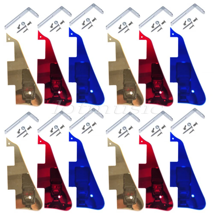 Сменный фиксатор для электрогитары 12 шт.|pickguard gold|mirror pickguardgold pickguard |