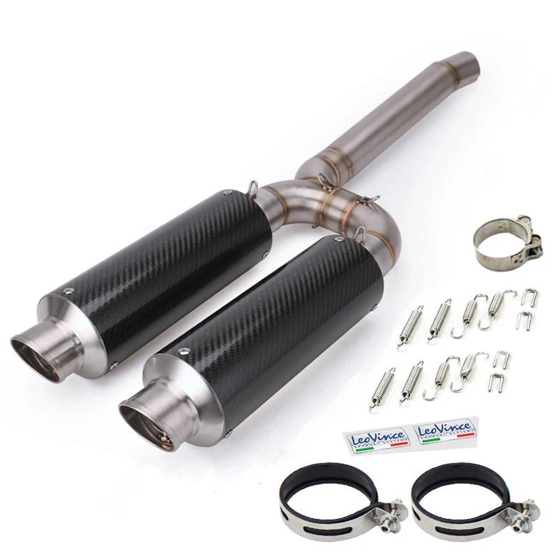 Для Yamaha FZ6S FZ6N FZ6 FAZER Leovince мотоциклетная выхлопная труба глушителя Escape Slip On Connect Down