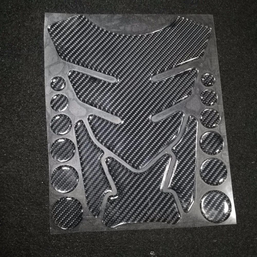 Новый мотоцикл велосипед топливный бак 5d четырехмерные наклейки из углеродного