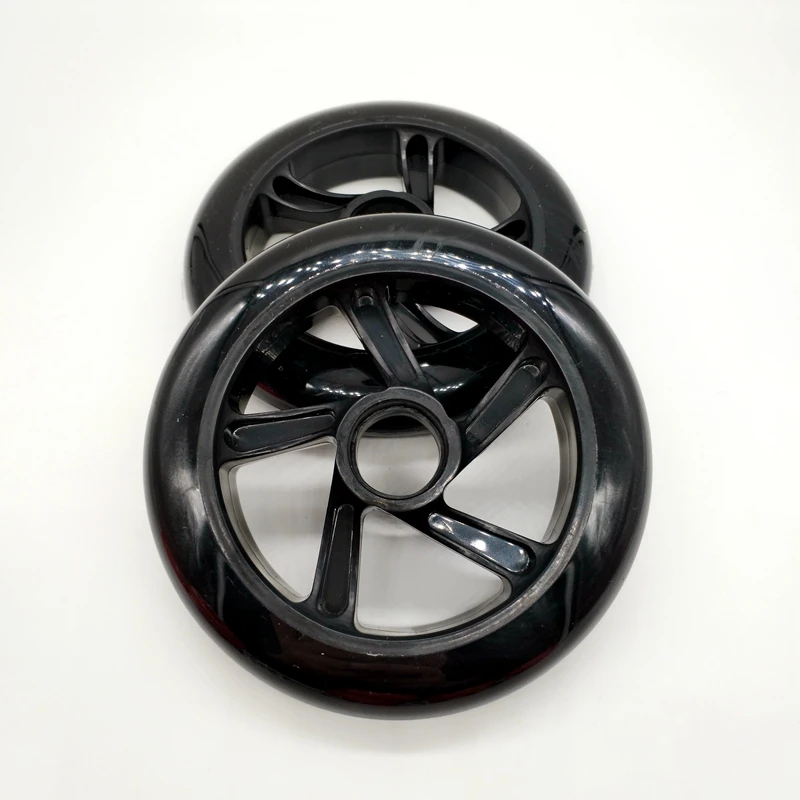 Бесплатная доставка ПУ колеса самоката 4 шт./лот 125 мм x 24 мм|scooter wheel|pu wheelpu scooter wheels |