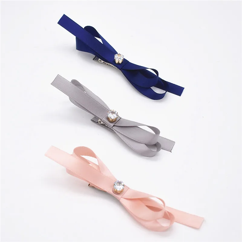 3 шт. заколки для волос с большим бантом зеленый темно синий цвета|Аксессуары