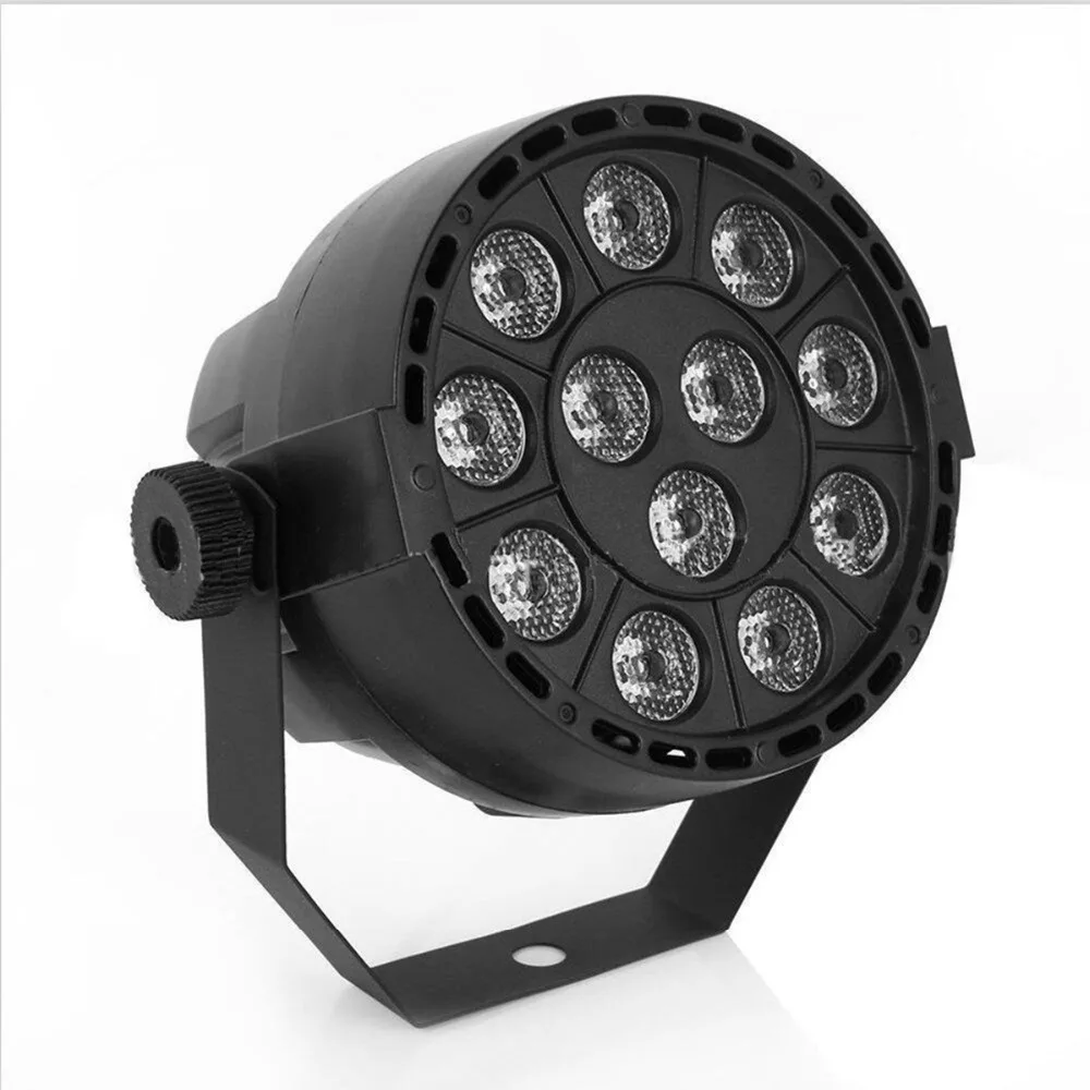 12LED PAR фары с RGB Магия DMX Эффект 4 вида цветов звук активировать сцены и нескольких