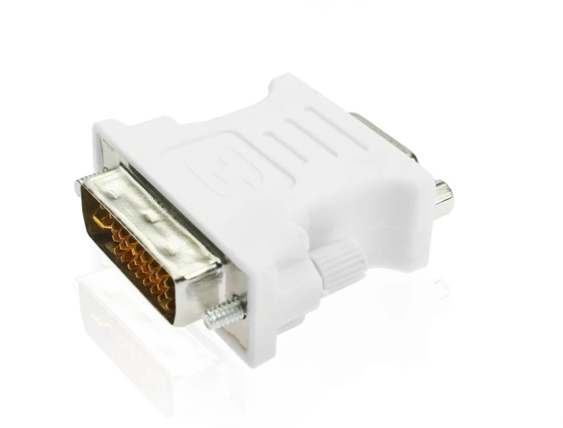 DVI в VGA адаптер конвертер DVI 24+ 5 Pin штекер для VGA Женский 1080P видео конвертер для HDTV компьютера ПК ноутбук проектор