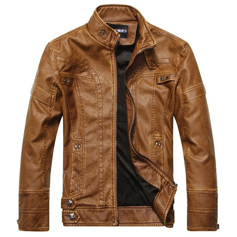 Фирменная Новинка мотоциклетные кожаные куртки мужские jaqueta de couro masculina куртка