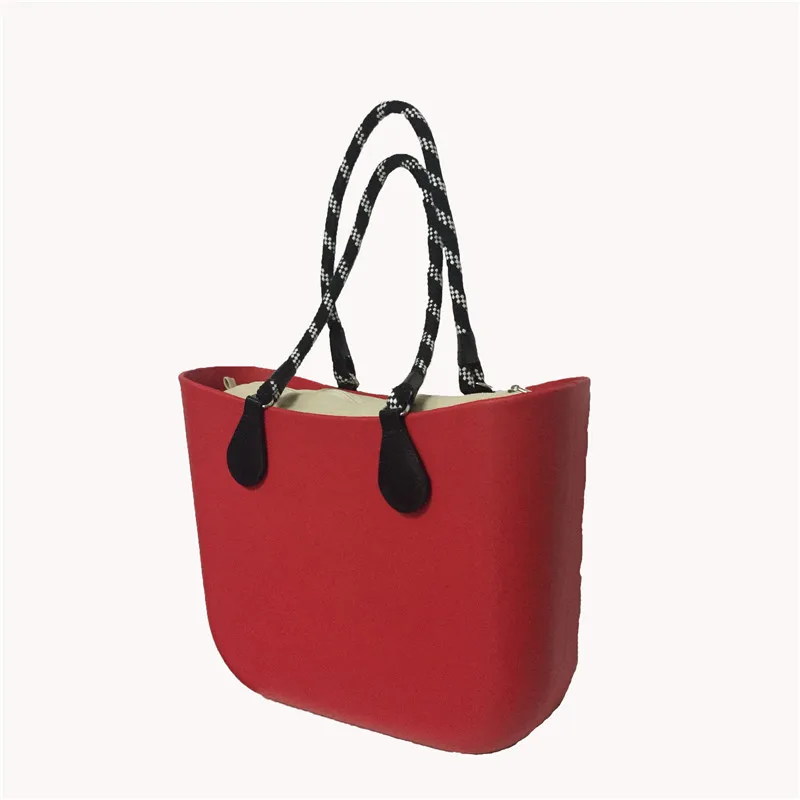 Классическая женская сумка, O Bag, стильные ручки, силиконовая прорезиненная водонепроницаемая пляжная женская сумка, женская baobao ЭВА, водонепроницаемая, через плечо, O Bag - Цвет: 13