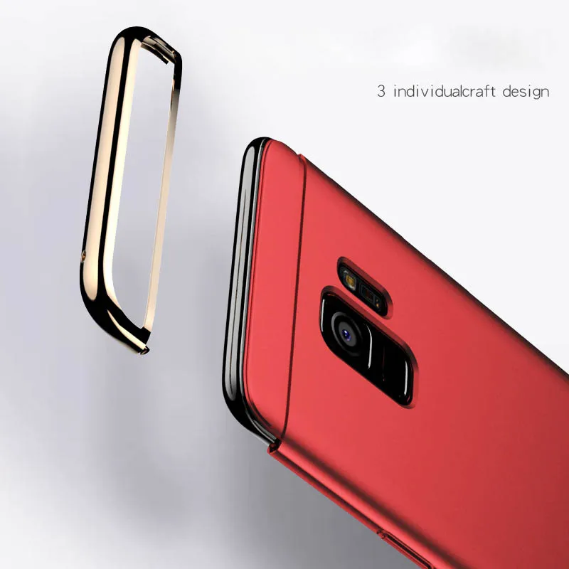 Роскошный ультра тонкий ударопрочный чехол для Samsung Galaxy S8 Plus + S7 edge полный S9