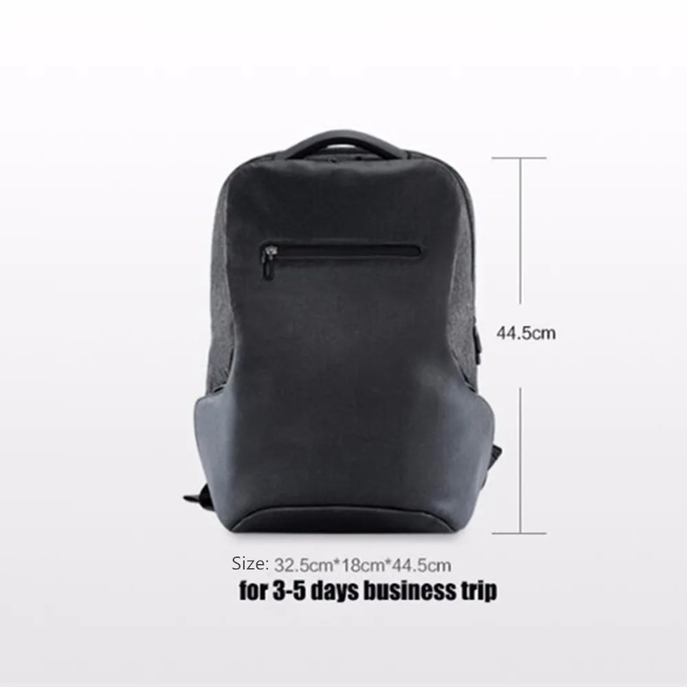 Xiaomi многофункциональный бизнес путешествия 26L рюкзак простой дизайн рюкзаки для 15,6 дюймов ноутбука большой емкости