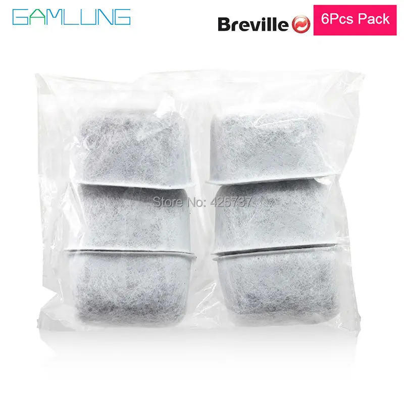 Gamlung Brand Water Filter Cartridges 6 PCS Charcoal Filters Replaces Active Carbon for Breville Coffee Machines | Дом и сад
