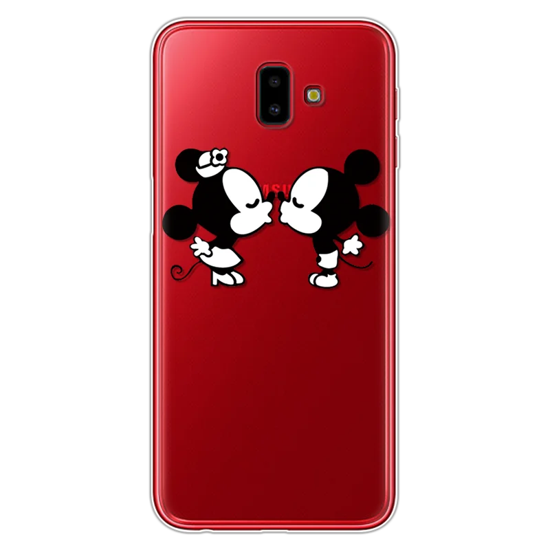 minimiqi Милый мультяшный чехол для samsung Galaxy J6, мягкий силиконовый чехол из ТПУ для Galaxy J6 Plus J6+ J6Plus J610F SM-J610F, тонкий - Цвет: minimiqi
