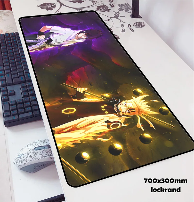 Коврик для мыши "Наруто" 700x300x3 мм коврик для мыши notbook компьютерный коврик для мыши властный игровой коврик для мыши геймер к клавиатуре коврики для мыши