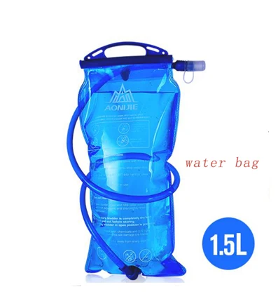 1.5L water bag B AONIJIE 5L Женский Мужской жилет для марафона, сумка для воды, водонепроницаемый рюкзак для велоспорта, сумка для воды для кемпинга - Цвет: 1.5L water bag B