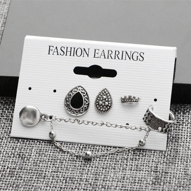 Женский Комплект сережек с кисточками в стиле панк этнический винтажный