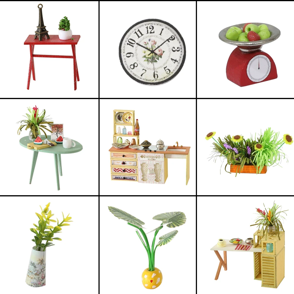 Cutebee Каса Кукольный дом миниатюрная мебель кукольный домик DIY Миниатюрные домики комната коробка театральные игрушки для детей Каса кукольный домик S02B