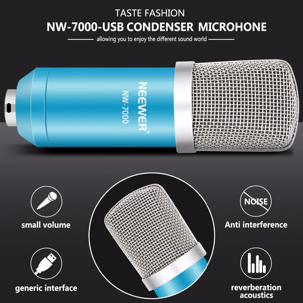 Neewer NW 7000 USB конденсаторный микрофон набор для профессионального студийного