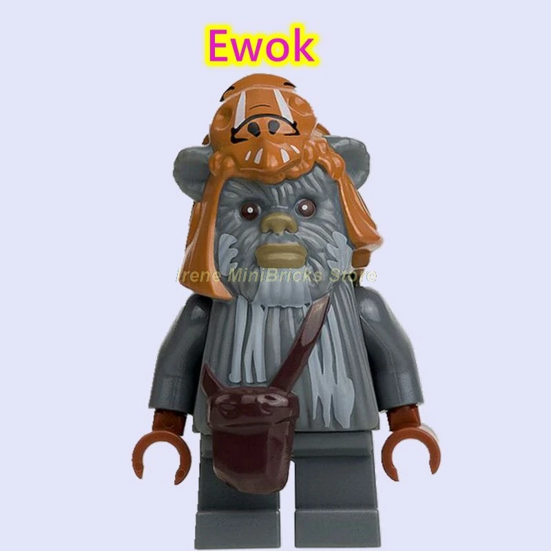 Ewok Звездные войны, клон, штурмовик, Ewok Jabba Han Solo Leia, принцесса Дарт Вейдер, Звездные войны, игрушки для детей, строительные блоки, Звездные войны - Цвет: Ewok