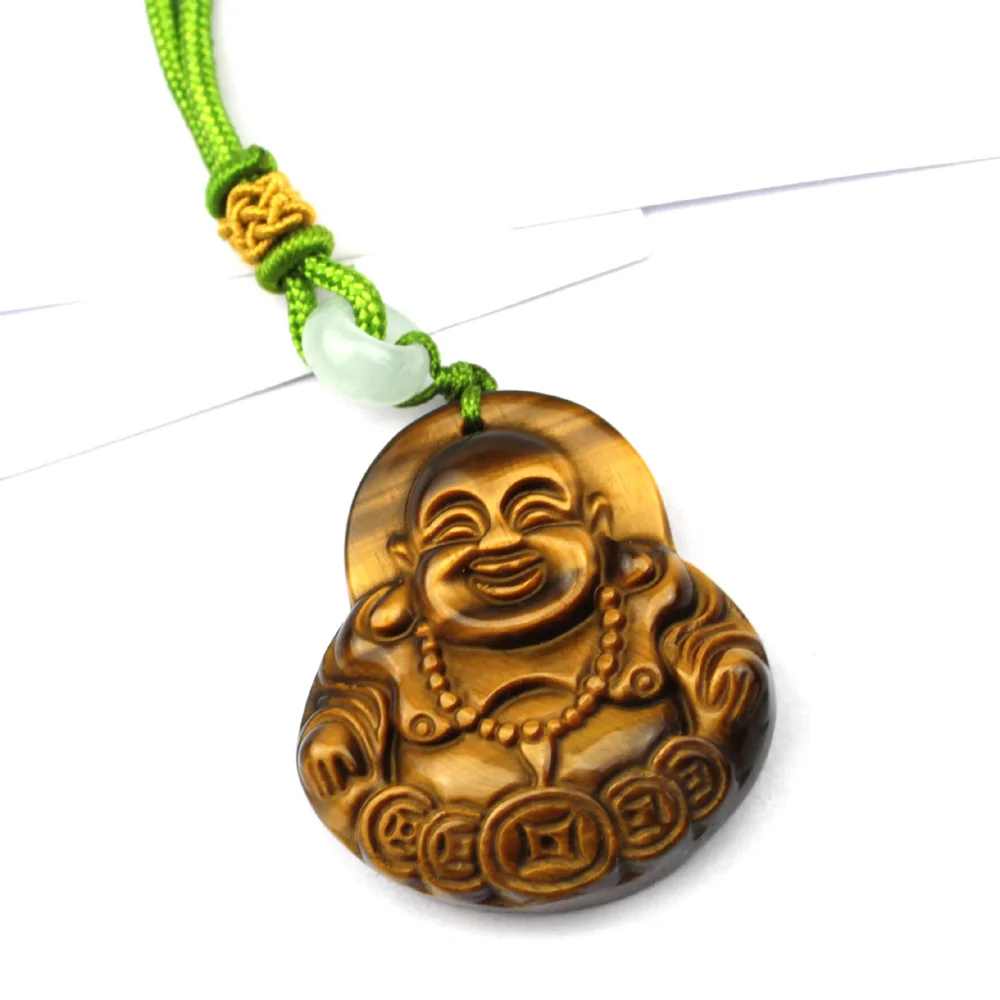 

natural tiger eye stone pendant Buddha carved pendant for Buddhism for man for woman for gift wholesale !